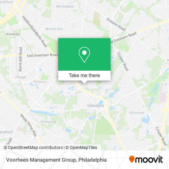 Voorhees Management Group map