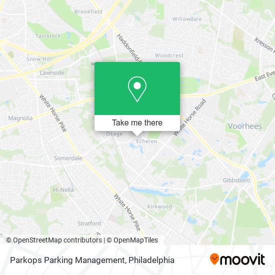 Parkops Parking Management map