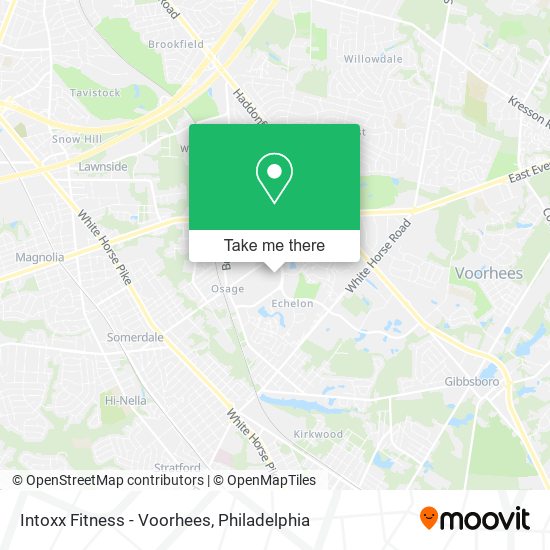 Intoxx Fitness - Voorhees map