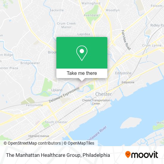 The Manhattan Healthcare Group map