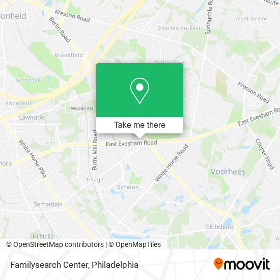 Familysearch Center map
