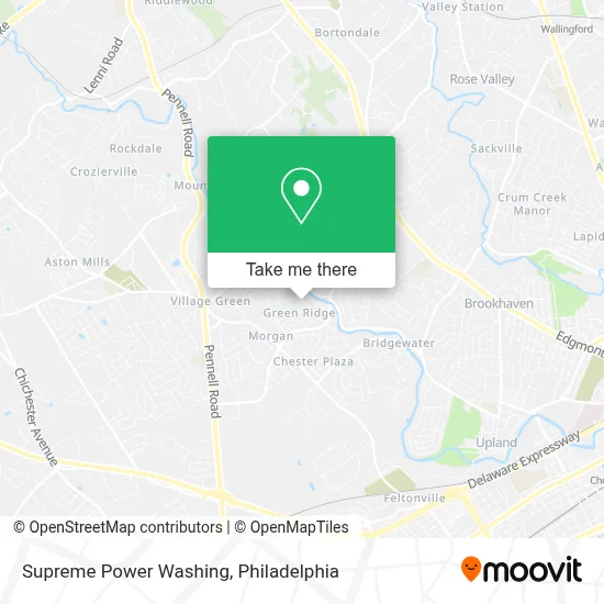 Supreme Power Washing map