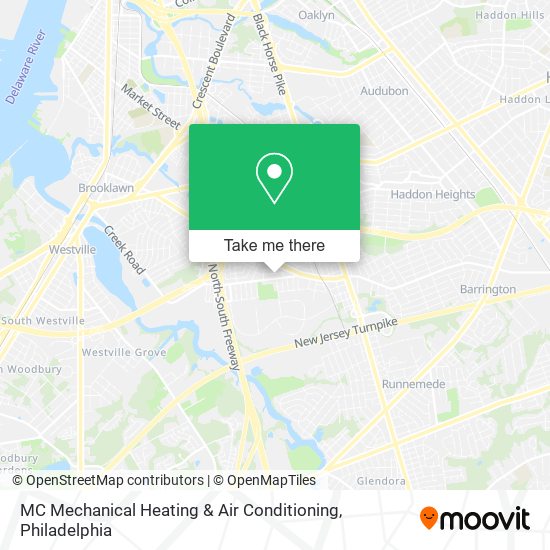 MC Mechanical Heating & Air Conditioning map