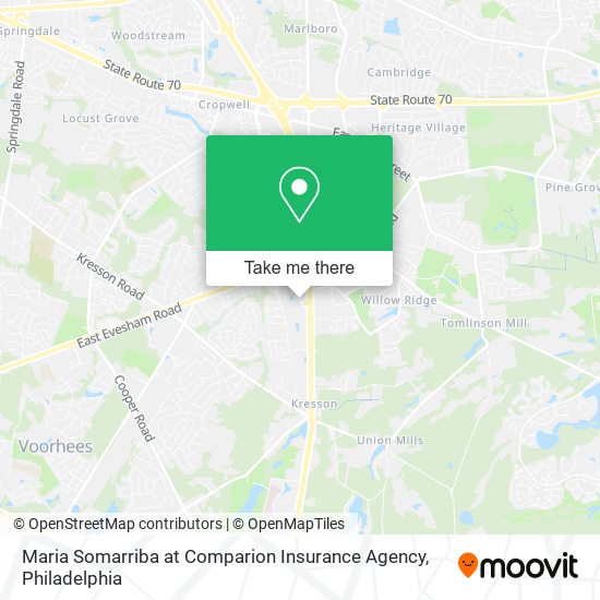 Maria Somarriba at Comparion Insurance Agency map