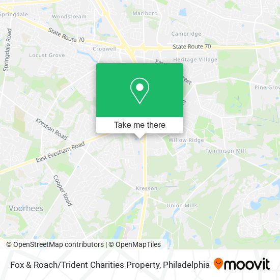 Fox & Roach / Trident Charities Property map