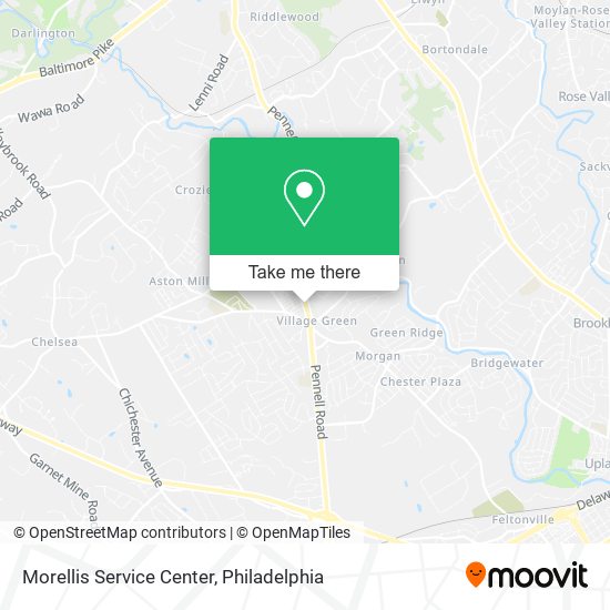 Morellis Service Center map