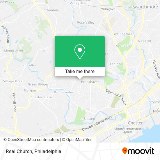 Real Church map