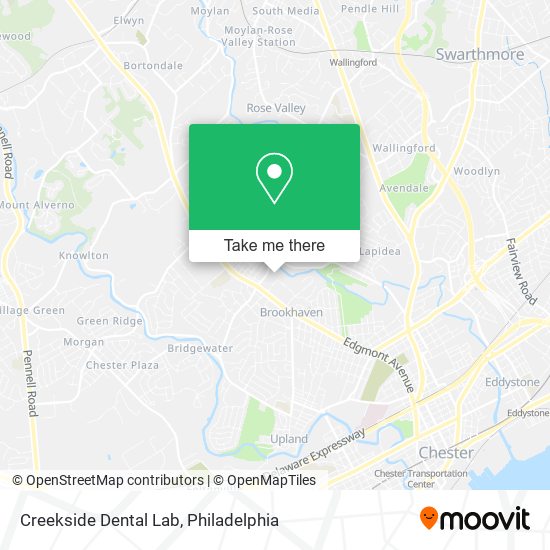 Creekside Dental Lab map
