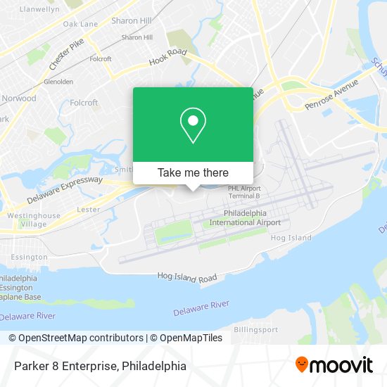 Parker 8 Enterprise map