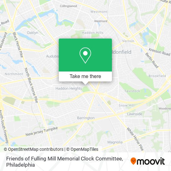 Friends of Fulling Mill Memorial Clock Committee map
