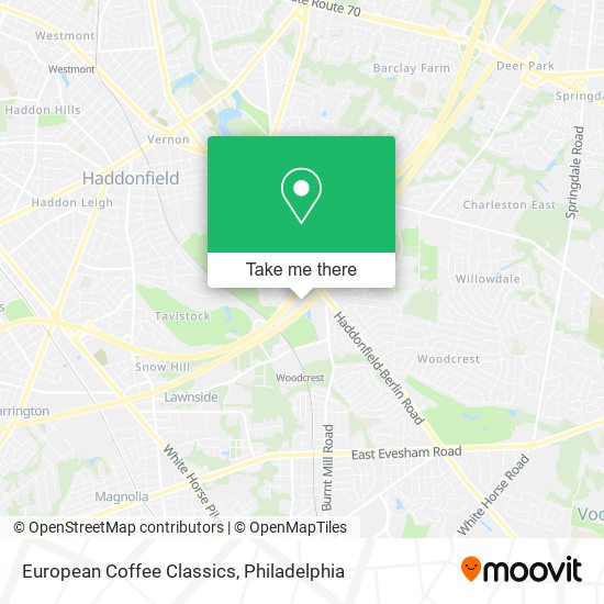Mapa de European Coffee Classics