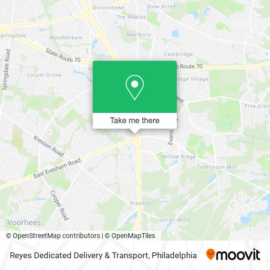 Mapa de Reyes Dedicated Delivery & Transport