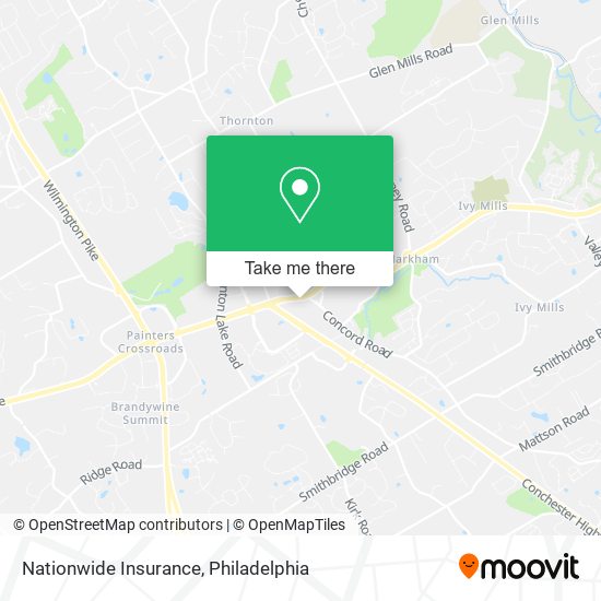 Nationwide Insurance map