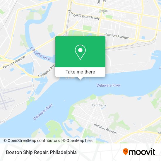 Boston Ship Repair map