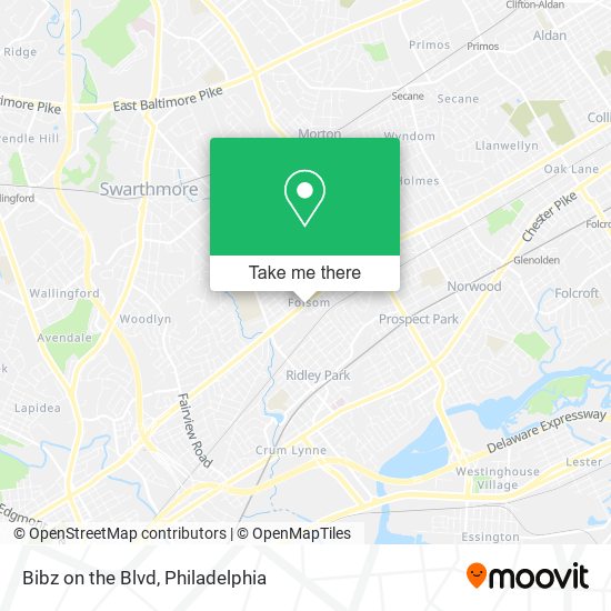 Bibz on the Blvd map