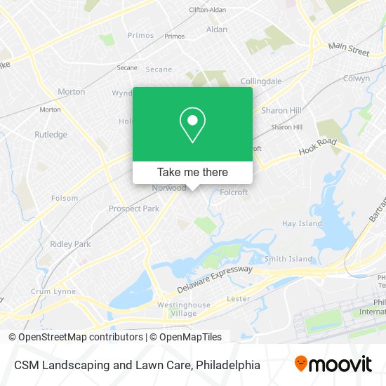 CSM Landscaping and Lawn Care map