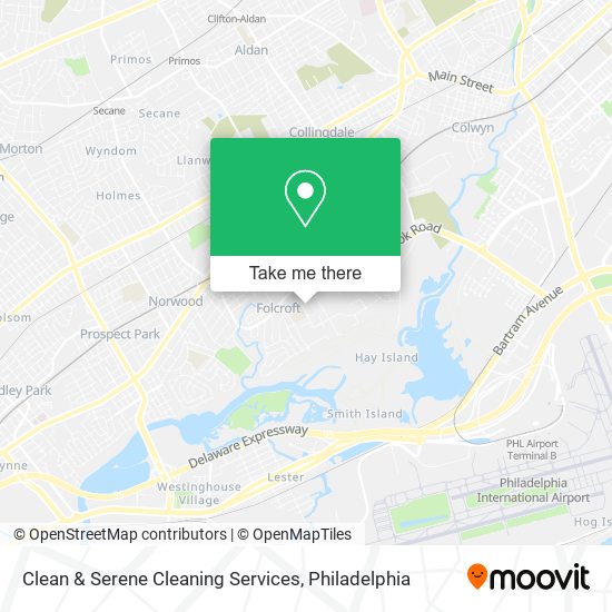 Clean & Serene Cleaning Services map