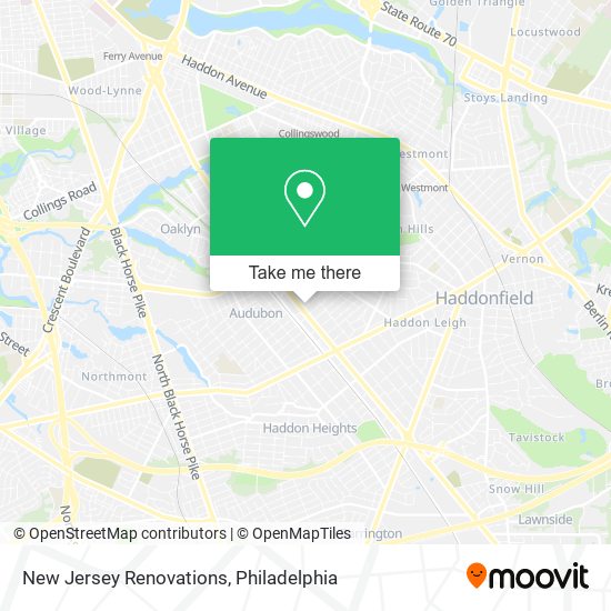 New Jersey Renovations map