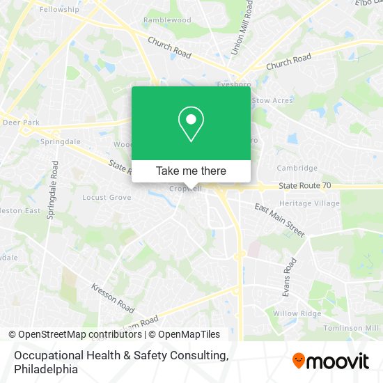 Occupational Health & Safety Consulting map