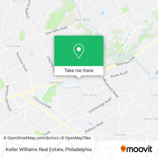 Mapa de Keller Williams Real Estate