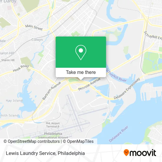 Lewis Laundry Service map