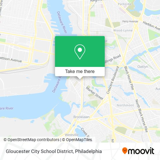 Mapa de Gloucester City School District
