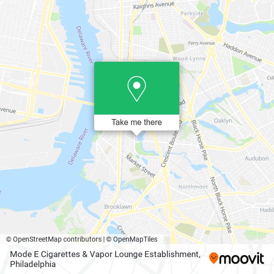 Mode E Cigarettes & Vapor Lounge Establishment map