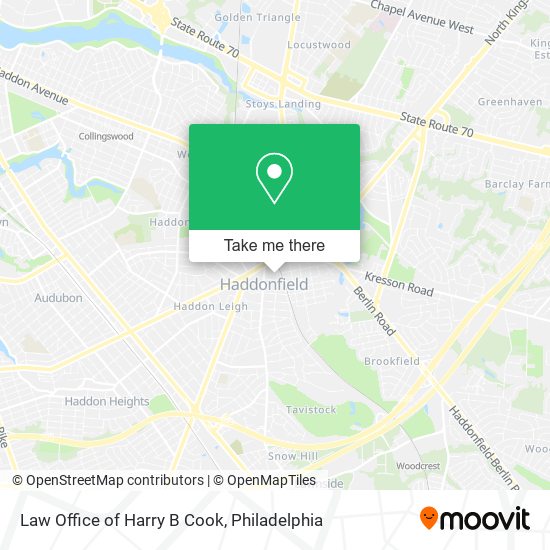 Mapa de Law Office of Harry B Cook