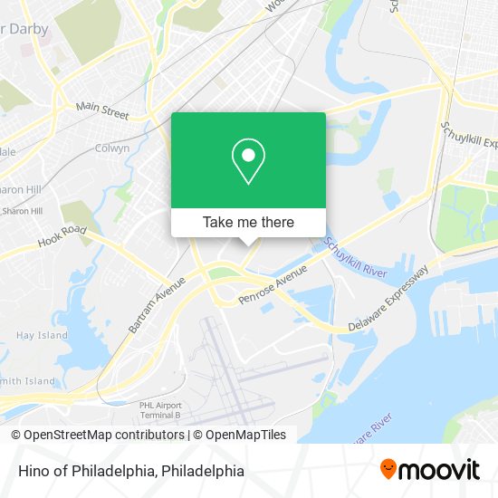 Hino of Philadelphia map