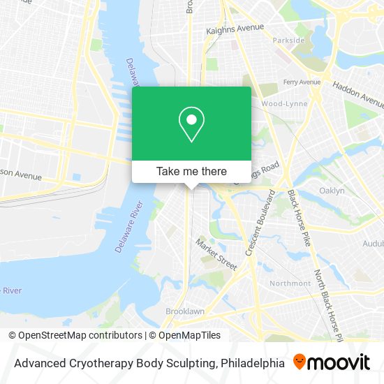 Advanced Cryotherapy Body Sculpting map