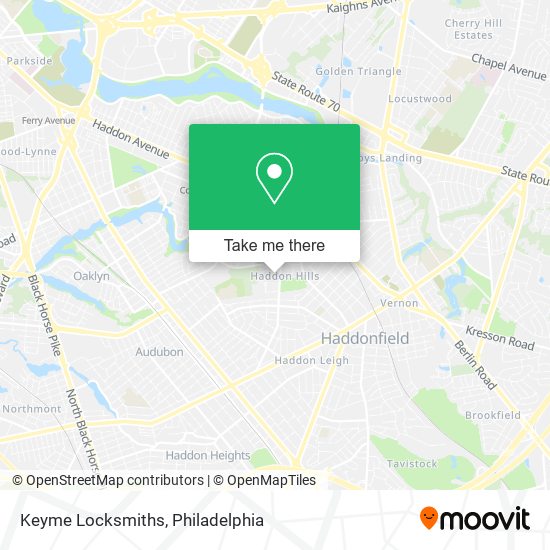 Keyme Locksmiths map