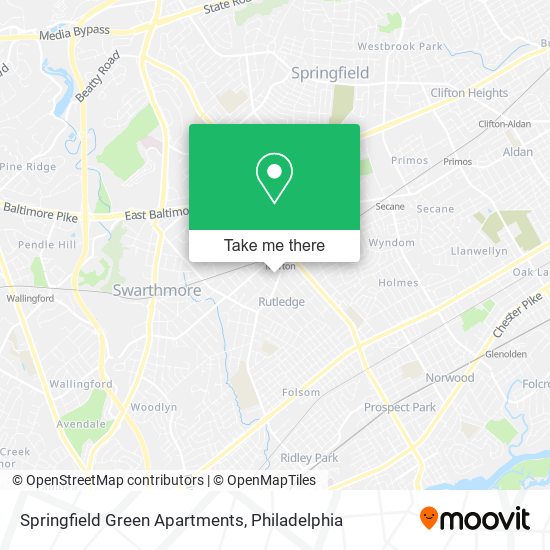 Springfield Green Apartments map