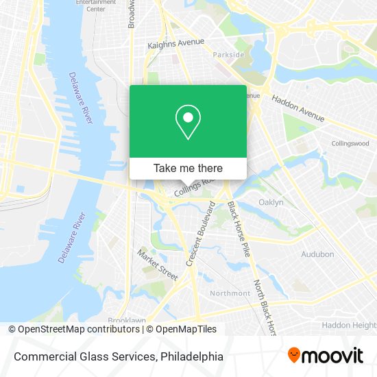 Commercial Glass Services map