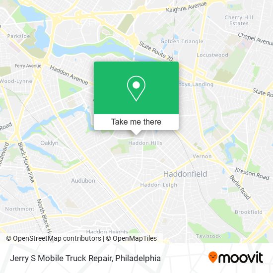 Jerry S Mobile Truck Repair map