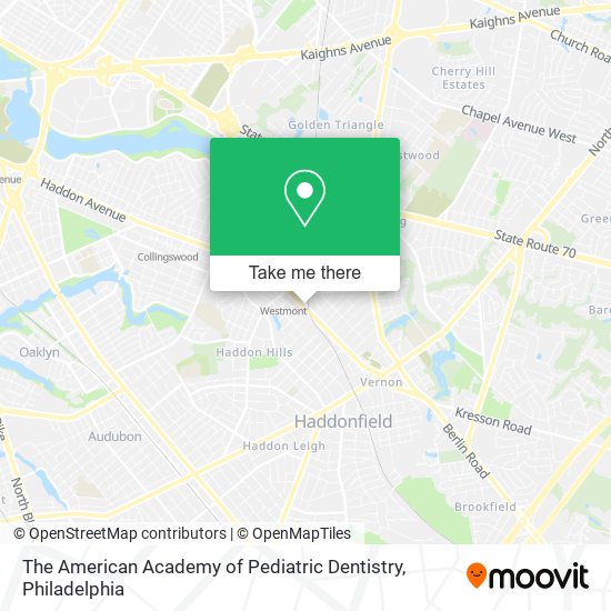 The American Academy of Pediatric Dentistry map