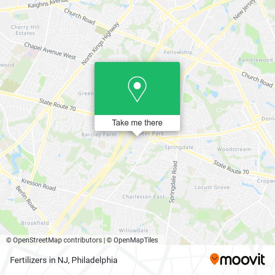Mapa de Fertilizers in NJ