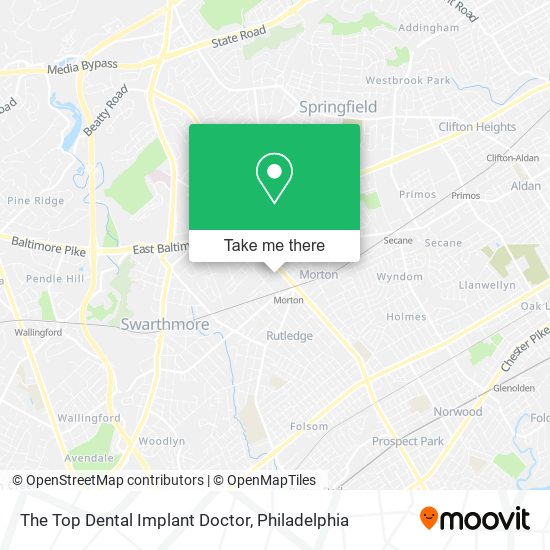 The Top Dental Implant Doctor map
