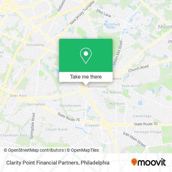 Clarity Point Financial Partners map