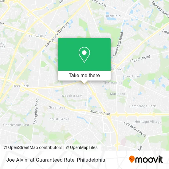 Joe Alvini at Guaranteed Rate map