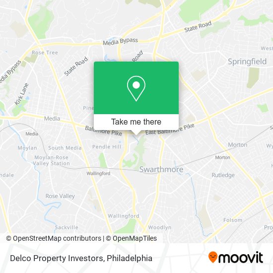 Mapa de Delco Property Investors