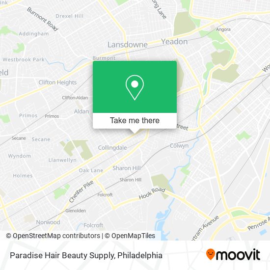 Paradise Hair Beauty Supply map