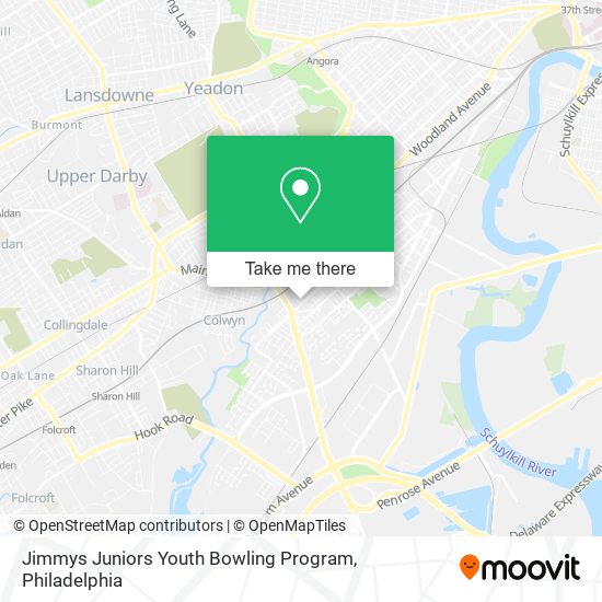 Jimmys Juniors Youth Bowling Program map