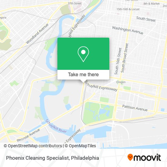 Phoenix Cleaning Specialist map