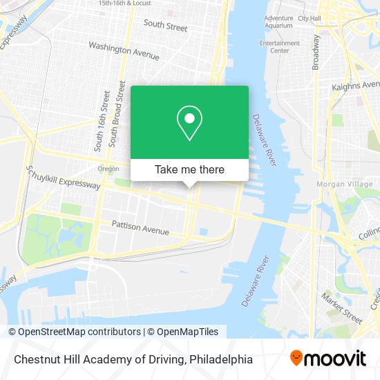 Chestnut Hill Academy of Driving map