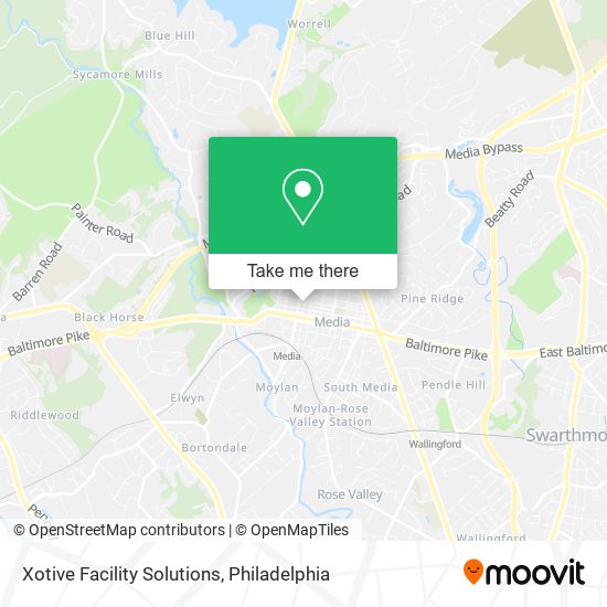 Xotive Facility Solutions map