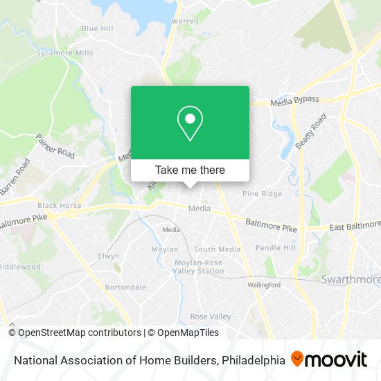 National Association of Home Builders map