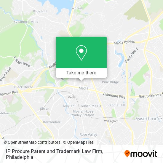 IP Procure Patent and Trademark Law Firm map