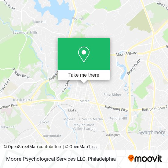 Moore Psychological Services LLC map