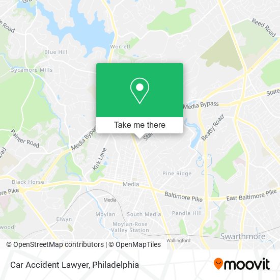 Mapa de Car Accident Lawyer