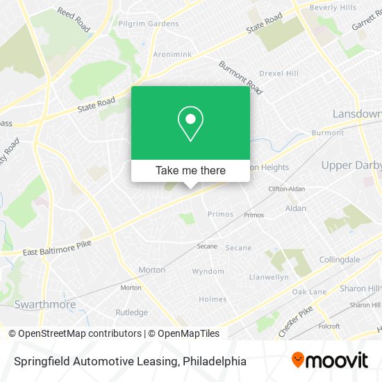 Mapa de Springfield Automotive Leasing
